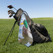 Mallard Duck ゴルフタオル (グリーン)