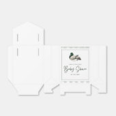 Mallard Duck Baby Shower Party Gender Neutral Baby フェイバーボックス (折り畳みなし)