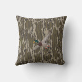 Mallard Duck Bottom lands Camo Hunting Season クッション (裏面)