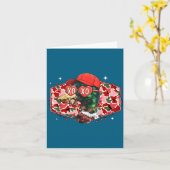 Mallard Duck Camouflage Happy Valentine's Day Hunt カード (黄色い花)