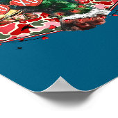 Mallard Duck Camouflage Happy Valentine's Day Hunt ポスター (角)