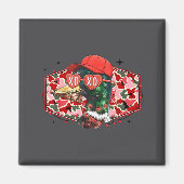 Mallard Duck Camouflage Happy Valentine's Day Hunt マグネット (正面)