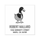 Mallard Duck Collar Necktie Address セルフインキングスタンプ (デザイン)
