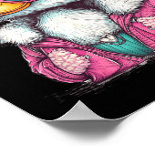 Mallard Duck Hunting Funny Valentine's Day Heart G ポスター (角)