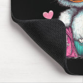 Mallard Duck Hunting Funny Valentine's Day Heart G マウスパッド (コーナー)