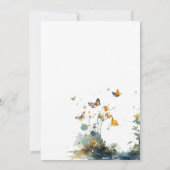 Mallard Duck Hunting Hunter Clothes Baby Shower 招待状 (裏面)