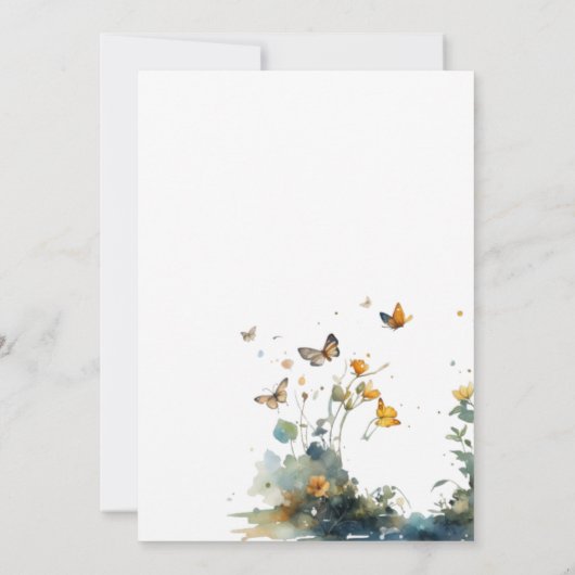 Mallard Duck Hunting Hunter Clothes Baby Shower 招待状 (裏面)