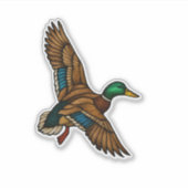 Mallard Duck Sticker シール (正面)