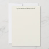 Mallard Duck Thank You Card 招待状 (裏面)