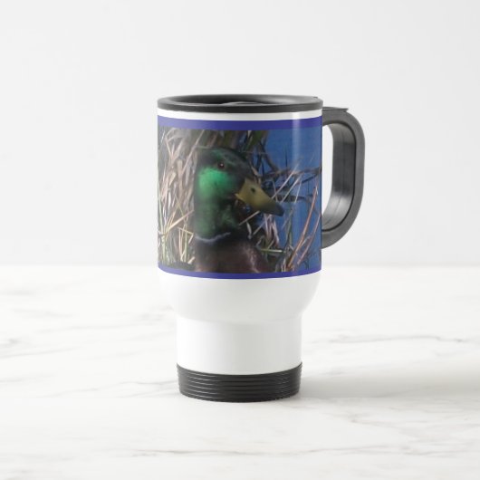 Mallard Duck Travel Mug トラベルマグ (正面右)