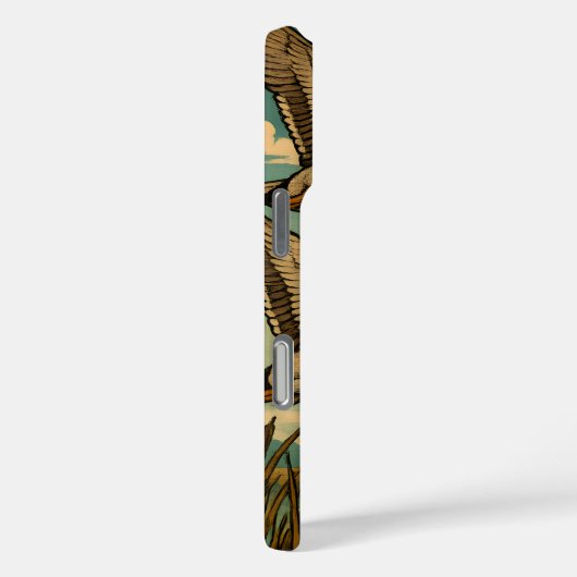 Mallard Ducks in Flight Wildlife Art Case-Mate iPhoneケース (裏面 / 右)