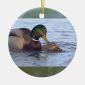 Mallard Ducks Ornament  セラミックオーナメント (正面)