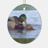 Mallard Ducks Ornament  セラミックオーナメント (左)