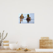 Mallard Ducks Photo Poster ポスター (キッチン)