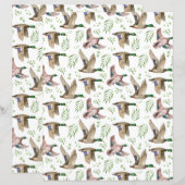 Mallard Ducks Scrapbook Paper (正面/裏面)