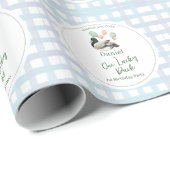 Mallard Lucky Duck 1st Birthday  ラッピングペーパー (ロールコーナー)
