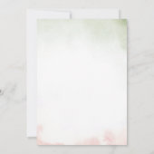 Mallard or bows Gender reveal 招待状 (裏面)