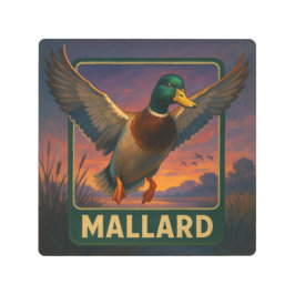 Mallard Sign メタルプリント