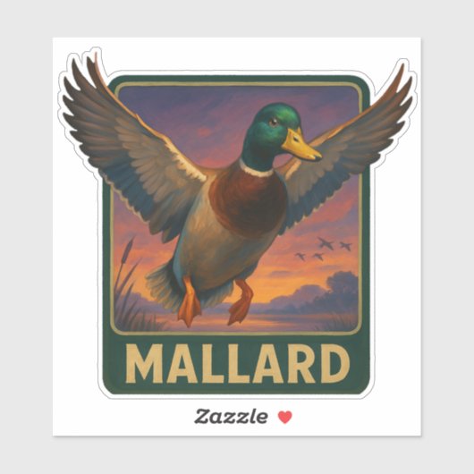 Mallard Sticker シール (シート)
