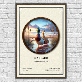 Mallard Zoology Series Poster ポスター