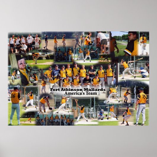 Mallardsコラージュのポスター ポスター (正面)