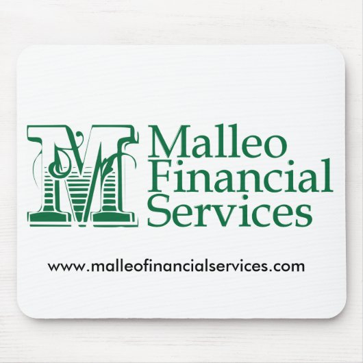 Malleoの金融サービス マウスパッド (正面)