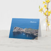 Mallorcaグリーティングカード カード (黄色い花)