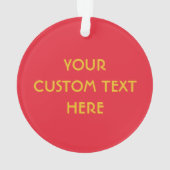 Mallorcaスペインのカスタムなオーナメント オーナメント (裏面)