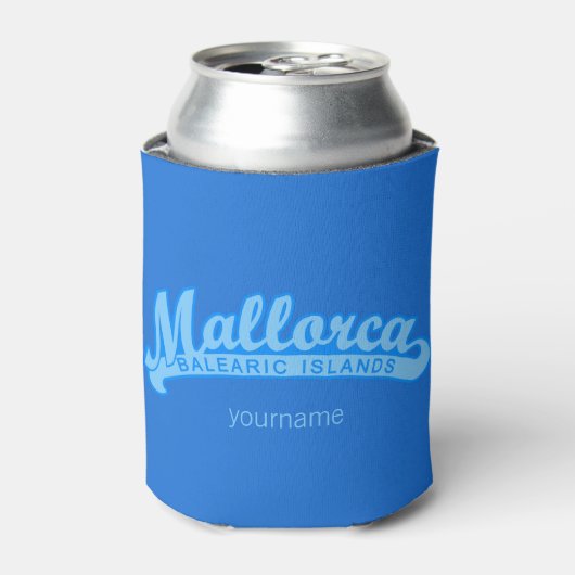 MALLORCAスペインカスタムドリンククール 缶クーラー (缶正面)