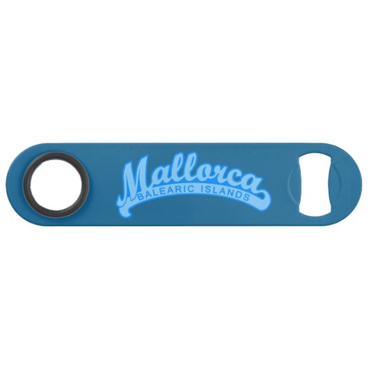 MALLORCAスペインカスタム文字&カラーボトルオープナー スピード栓抜き (正面(横))