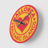 MALLORCAスペイン壁時計 ラウンド壁時計 (傾斜)