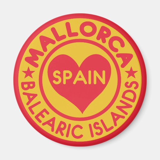 MALLORCAスペイン磁石 マグネット (正面)
