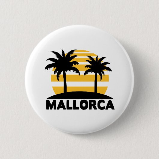 Mallorca 缶バッジ (正面)