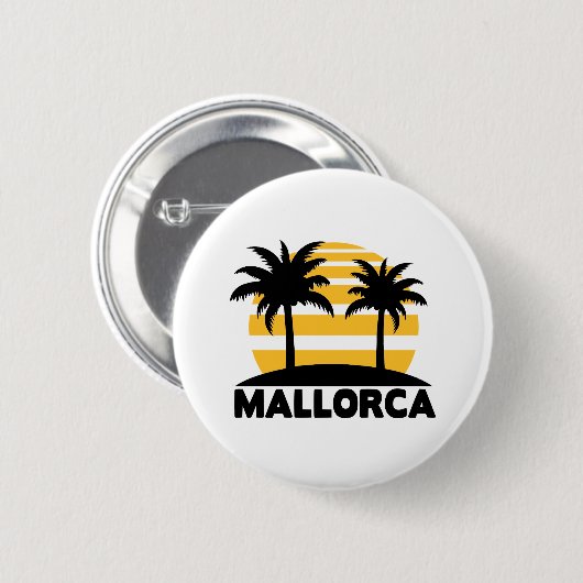 Mallorca 缶バッジ (正面&裏面)