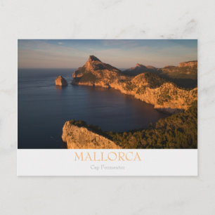 Mallorca - Cap Formentorポストカード(文字付き) ポストカード