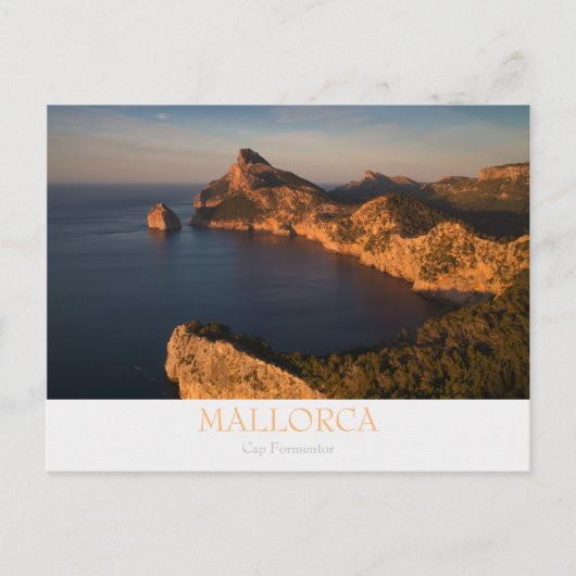Mallorca - Cap Formentorポストカード(文字付き) ポストカード (正面)