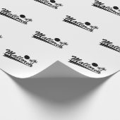 Mallorca mit Palmen ラッピングペーパー (角)