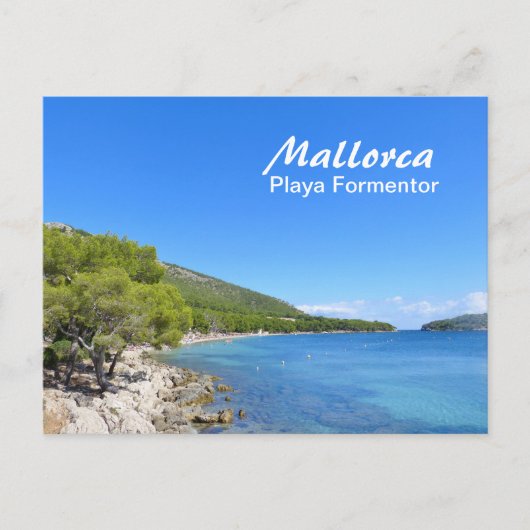 Mallorca, Playa Formentor – はがき (正面)