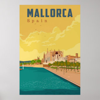 Mallorca, Spain ポスター