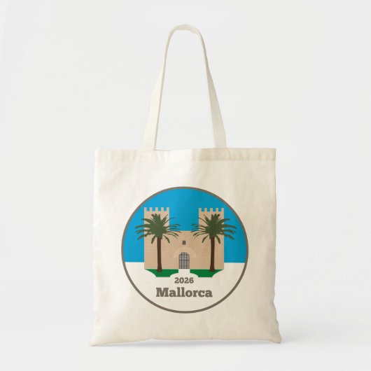 Mallorca Tote with logo for client トートバッグ (正面)
