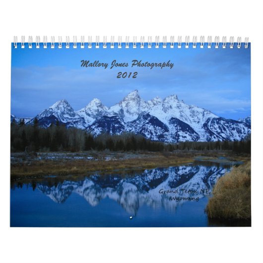 Malloryジョーンズの写真撮影2012のカレンダー カレンダー (カバー)