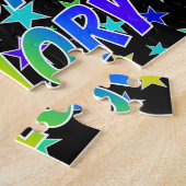 「MALLORY」名、おもしろい「ハッピーバースデー」 ジグソーパズル (側面)