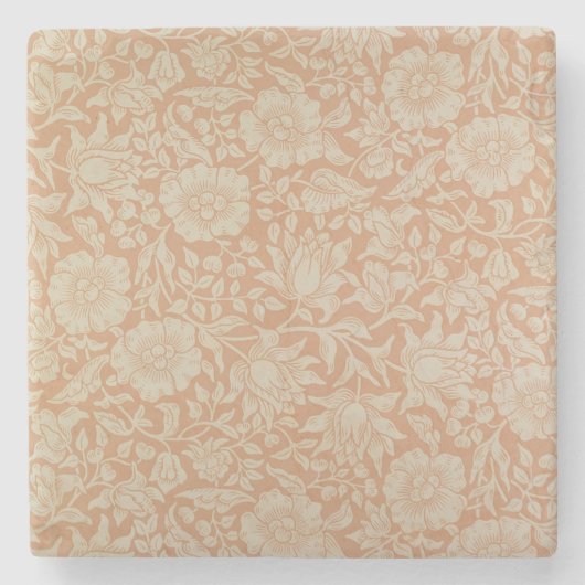 「Mallow」の壁紙のデザイン ストーンコースター (正面)