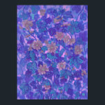 Mallow Bloom, Malva Flowers Floral Painting Purple ポスター<br><div class="desc">Poster featuring version of "Mallow Bloom" painting,  blooming summer flowers in twilight color palette - purple,  violet,  mauve,  teal. Acrylic on paper,  digital manipulations,  2020

© Julia Khoroshikh
www.juliakhoroshikh.art
#floralart #botanicalart #mallows #wildflowers #contemporaryfloral #floralpainting #posters #wallart #zazzlemade</div>