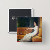 Malmaison、c.1801の皇后Josephine 缶バッジ (正面&裏面)