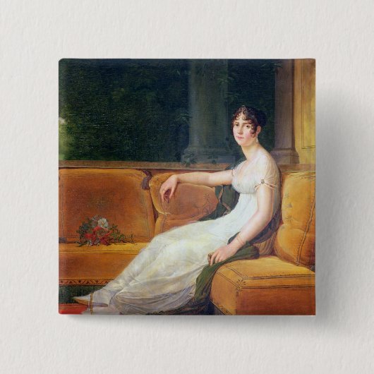 Malmaison、c.1801の皇后Josephine 缶バッジ (正面)