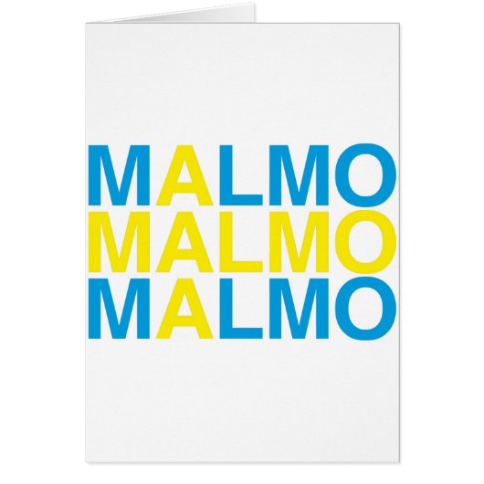 MALMOスウェーデン国旗 (正面)