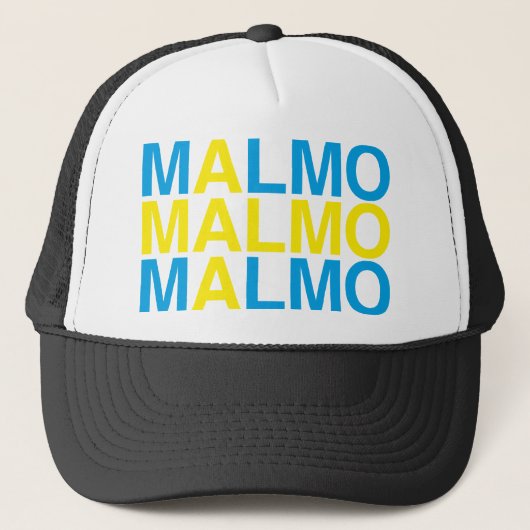 MALMOスウェーデン国旗 キャップ (正面)