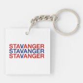 MALMOスウェーデン国旗 キーホルダー (裏面)