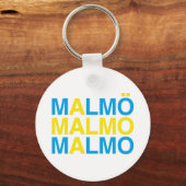 MALMOスウェーデン国旗 キーホルダー (正面)